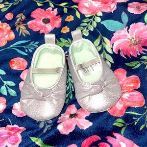 Carter’s silver dress shoes